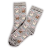 Alpaca Polygon Socks Light Grey