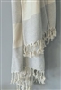 Turkish Towel Diamond Misty Grey