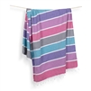 Turkish Towel Thick Stripe Bon Bon