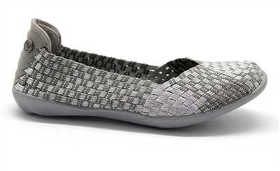 Bernie Mev Catwalk Silver Grey Sizes 36 37 39