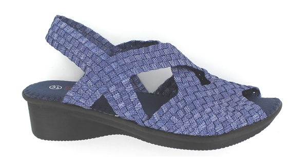 Bernie Mev Kira Sandal Jeans Shimmer SIzes 38