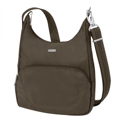 Travelon Anti-Theft Classic Essential Messenger Bag Nutmeg