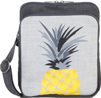 Jak's Joliette Yellow Pineapple Crossbody Bag