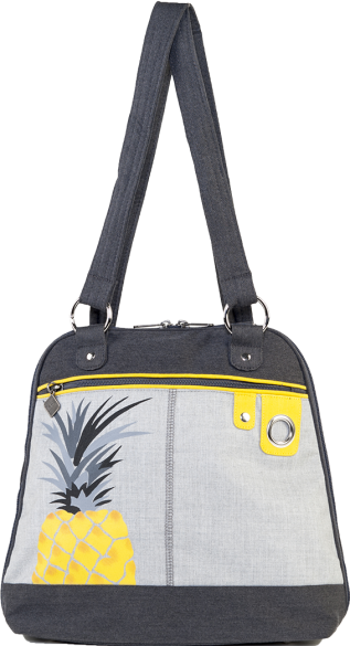 Jak's Labelle Yellow Pineapple Convertible Bag