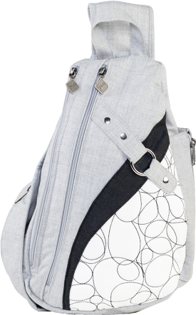 Jak's Lacolle Quilted Sling Daypack Grey