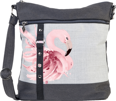 Jak's Beauharnois Crossbody Bag Flamingo Pink
