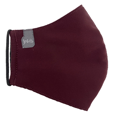 Face Mask Unisex Adult Jak's Silk Bordeaux