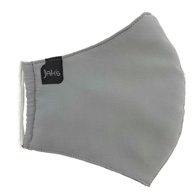 Face Mask Unisex Adult Jak's Silk Grey