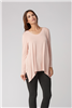 Bamboo Tunic Long Sleeve Pale Rose