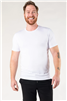 Bamboo T-shirt Men's Crew Neck Short Sleeve White IN STOCK in M LG