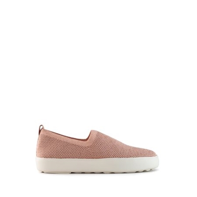 Cougar Hint Metallic Stretch Knit Water Repellent Slip On Shoe Rose Gold