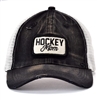 Distressed Women's Mesh Baseball Hat Hockey Mom