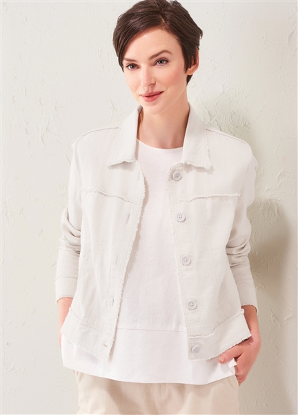 Linen Jacket White