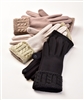 Touchscreen Knit Gloves with Cable Knit Cuff