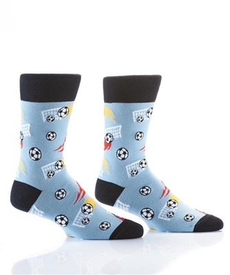YoSox Socks Men's Crew Soccer Goals
