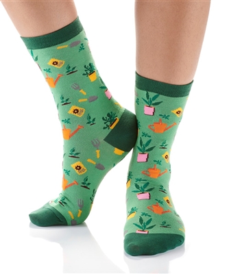 YoSox Socks Women's Crew Gardener