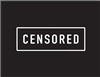 Face Mask Unisex Black Cotton Censored
