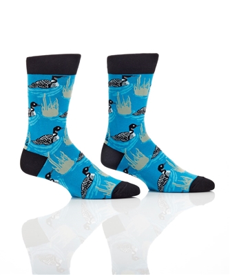 YoSox Men's Crew Socks Loons