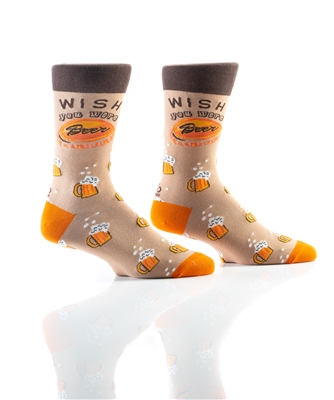 YoSox Men's Crew Socks Wish You Were Beer




you Were Beer