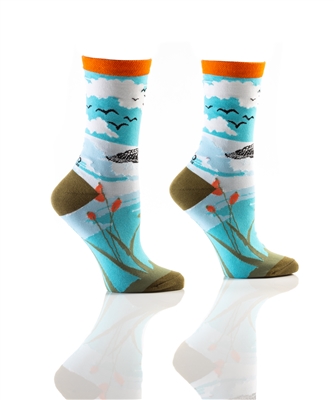 YoSox Women's Crew Socks Loons