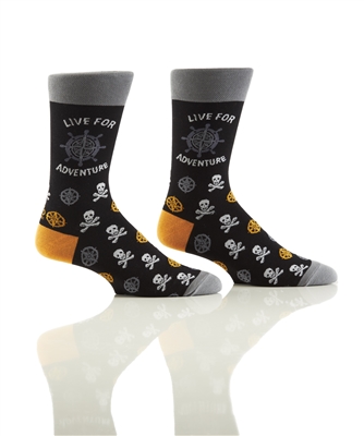 YoSox Men's Crew Socks Adventure