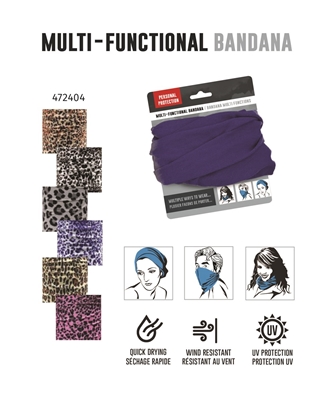 Bandana Multi-functional Set of 6 Animal Pattern