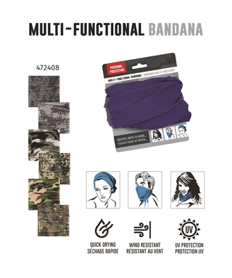 Bandana Multi-functional Set of 6 Camo Pattern