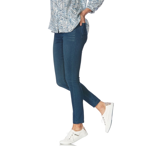 Hue Curvy Fit Denim Leggings Midnight