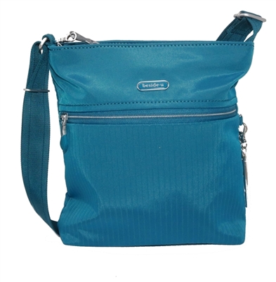 Beside-U Endeavor Mika RFID Protected Crossbody Bag Jeans Blue