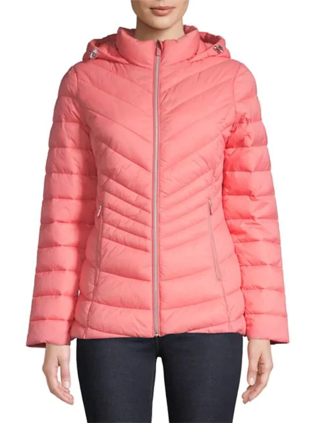 Point Zero Ultralight Quilted Packable Jacket Ginger