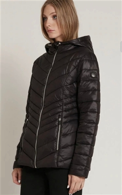 Point Zero Ultralight Quilted Packable Jacket Black M=SM XL=LG