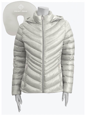 Point Zero Ultralight Quilted Packable Jacket Fawn IN STOCK in  XL(=LG)