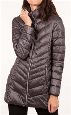 Point Zero Packable Quilted Jacket Fog
