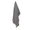 Turkish Towel Bamboo Stripe Black