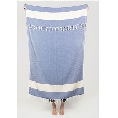 Turkish Towel Diamond Navy