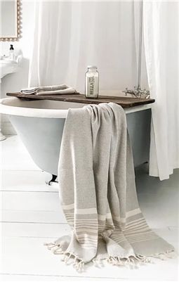 Turkish Towel Hasir Slate