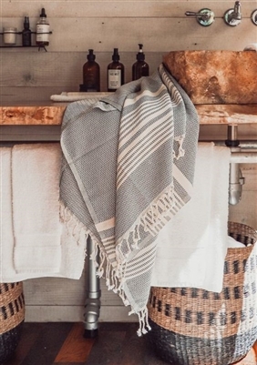 Turkish Towel Hasir Carbon