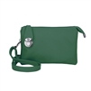 Convertible Crossbody Clutch Handbag Green