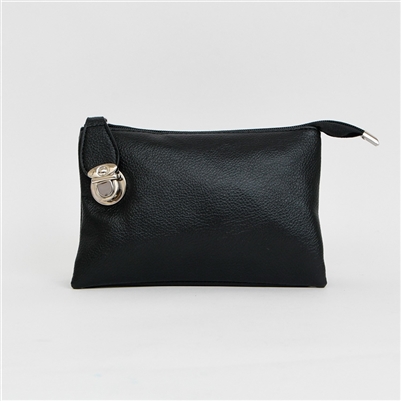 Convertible Crossbody Clutch Handbag Black