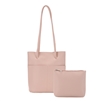 Tote Bag with Inside Pouch Pink