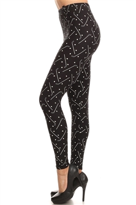Brushed Soft Hockey Leggings S/M