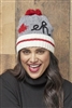 Cotton Canada Eh Maple Leaf Hat Grey Tweed Red