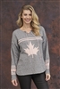 Cotton Canada Hockey Sweater Grey Pink