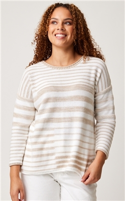 Cotton Country Oaklee Patch Pullover Sandstone