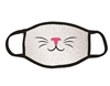 Face Mask Unisex Grey Cotton Cat Nose