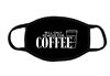 Face Mask Unisex Black Cotton Will Remove For Coffee